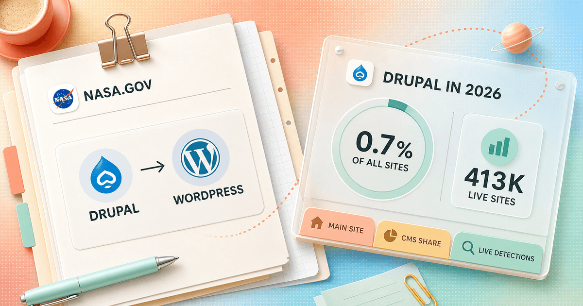 Does NASA Still Use Drupal in 2026? What the Numbers Actually Say