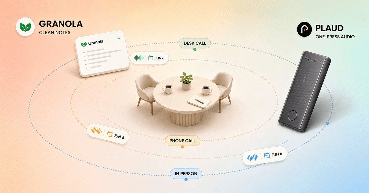 Granola AI vs Plaud in 2026: Clean Notes or a Recorder You Carry?