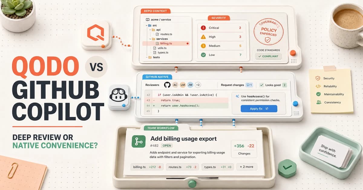 Qodo vs GitHub Copilot in 2026: Deeper AI Review or the Easier GitHub Choice?