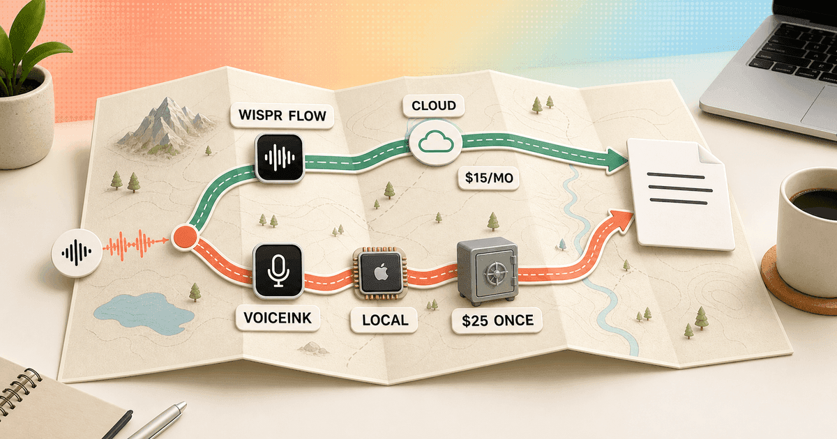 Wispr Flow vs VoiceInk in 2026: Pay for Polish or Own the Stack?